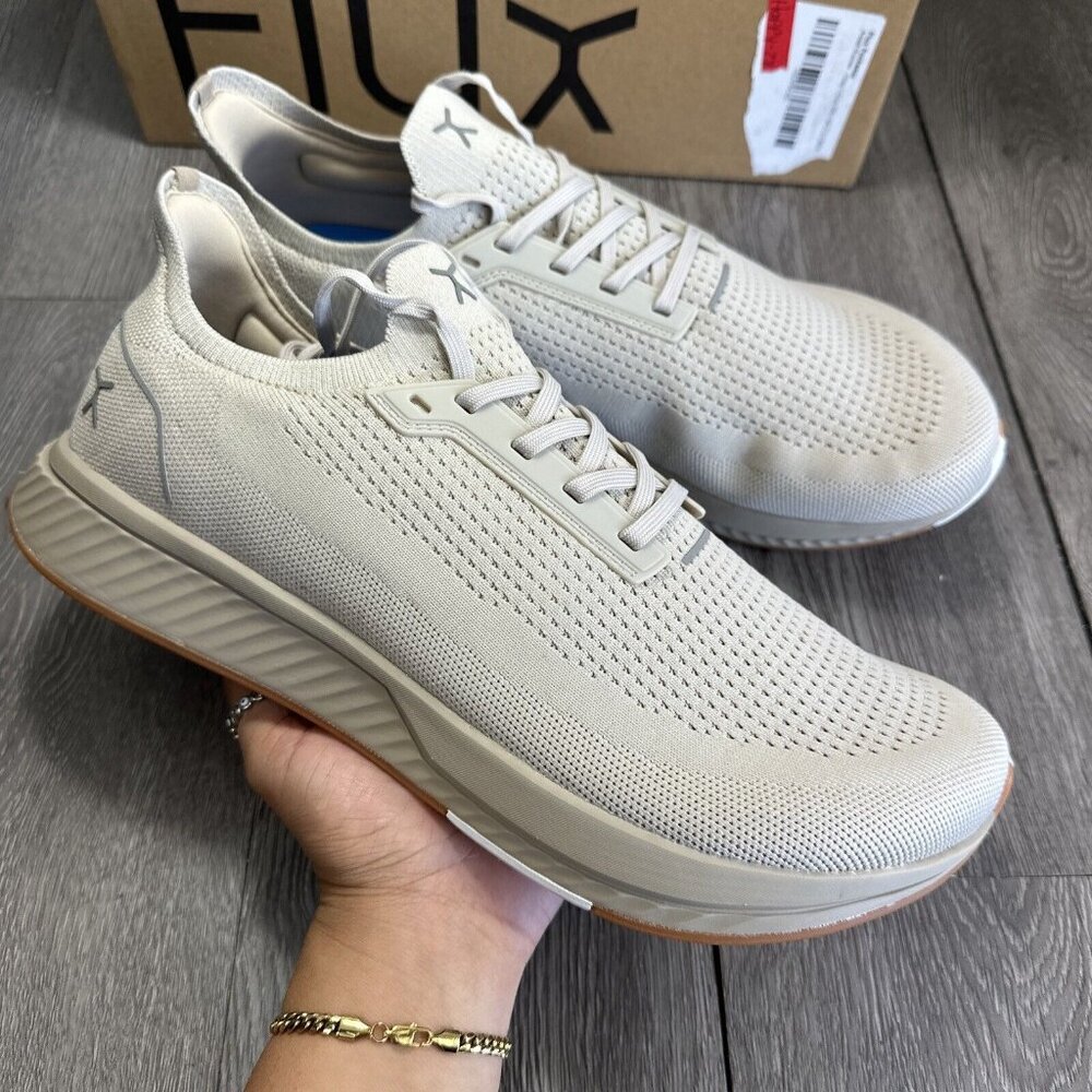 Flux Adapt Run black Mens Size 12.5 Running Athletic Walking Knit Shoes